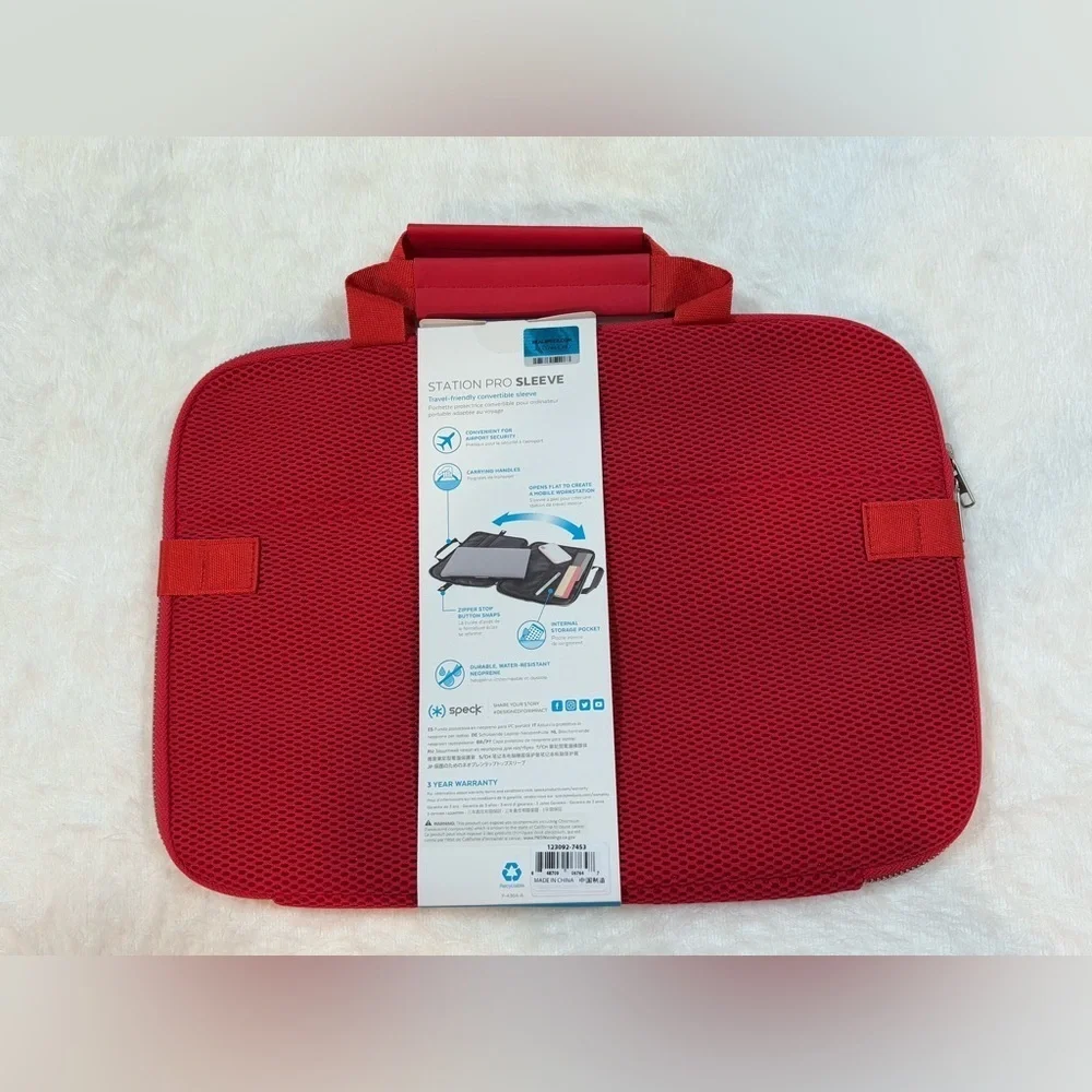 💻 Laptop Case Bag Sleeve – Fits 11-12 inch Devices (NWT) 🔴